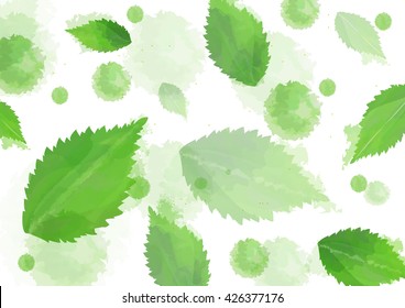 Watercolor abstract background. Vector design