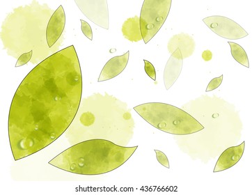Watercolor abstract background. Vector design