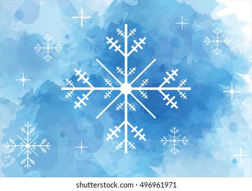 Watercolor abstract background. Vector design