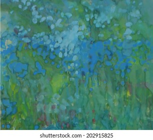 Watercolor abstract background. Vector illustration