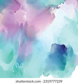 Watercolor abstract background vector illustration