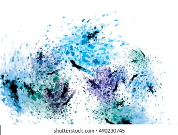 watercolor abstract background,vector illustration