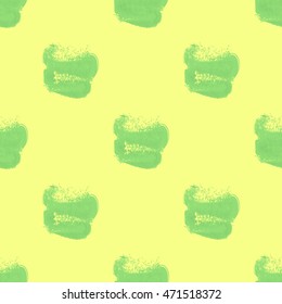 Watercolor abstract blot in the form of clouds seamless pattern.