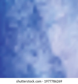 Watercolor abstract blue blurred background. Smooth vector illustration for web, template, posters, card, banner. Pastel colors gradient aquarelle pattern.