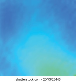 Watercolor abstract blue blurred background. Smooth vector illustration for web, template, posters, card, banner. Pastel colors gradient aquarelle pattern.