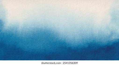 Fundo de textura azul e branco abstrato para aquarela