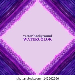 Watercolor abstract blueberry background. Vector illustration.