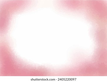 Watercolor abstract blush pink background for design of card or invitations. Vector background