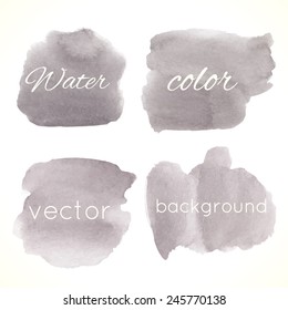 Watercolor abstract colorful textured background. Vector illustration