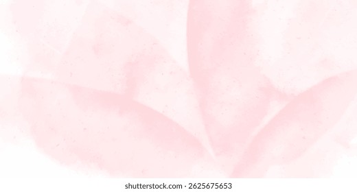 Watercolor abstract of flower in sof light pink color. Cute abstract floral background