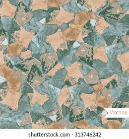Watercolor abstract geometric background with triangles. Hipster seamless pattern. Allover grunge print.