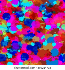 Watercolor abstract geometric background with triangles. Hipster seamless pattern. Allover grunge print. Kaleidoscope seamless pattern. art