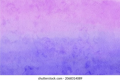 Watercolor Abstract Gradient color Background Illustration