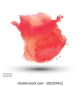 Watercolor Abstract Hand Painted, Vector