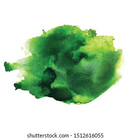 Watercolor abstract many color for greeting card.