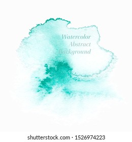 Watercolor abstract paint Design - Vector. Creative logo element.