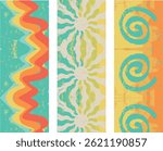 Watercolor Abstract painting Seamless Pattern for Textile Printing