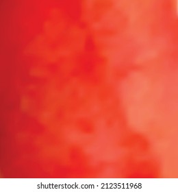 Watercolor abstract red blurred background. Smooth vector illustration for web, template, posters, card, banner. Pastel colors gradient aquarelle pattern.
