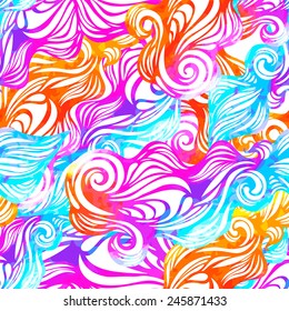 Watercolor abstract seamless background--model for design of gift packs, patterns fabric, wallpaper, web sites, etc.