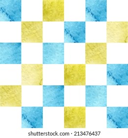 Watercolor abstract seamless pattern