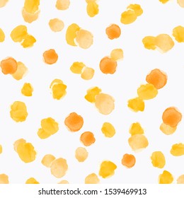 Watercolor abstract seamless pattern with circles