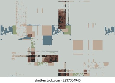 Watercolor abstract seamless pattern. Creative texture with bright abstract hand drawn elements. Abstract colorful print.