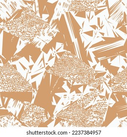 Watercolor abstract seamless pattern. Creative texture with bright abstract hand drawn elements. Abstract colorful print.