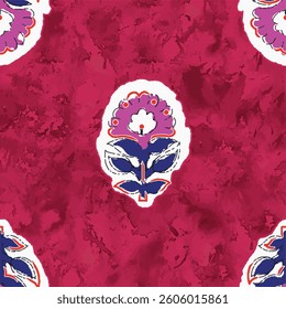Watercolor Abstract  seamless pattern geometric design for fashion textiles, graphics, background