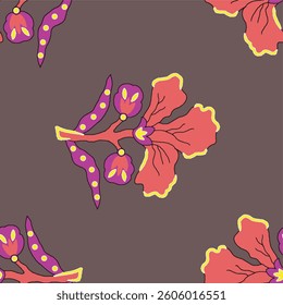 Watercolor Abstract  seamless pattern geometric design for fashion textiles, graphics, background