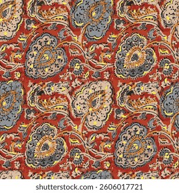 Watercolor Abstract  seamless pattern geometric leaf design for fashion textiles, graphics, background