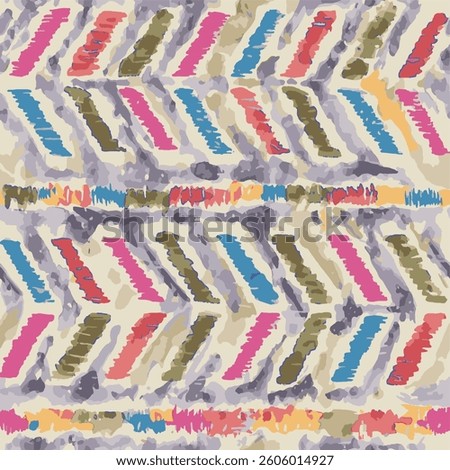 Watercolor Abstract  seamless pattern geometric design for fashion textiles, graphics, background