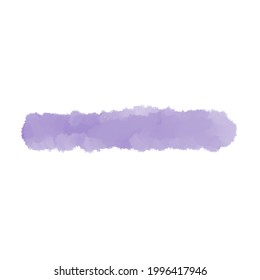 Watercolor abstract shape, vector stock illustration. For design and decoration, logo, business card, banner, social media