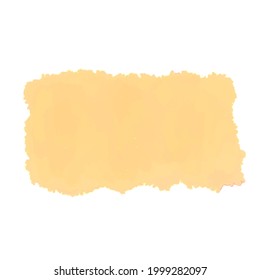Watercolor abstract shape, vector stock illustration. For design and decoration, logo, business card, banner, social media