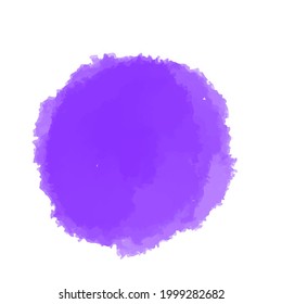 Watercolor abstract shape, vector stock illustration. For design and decoration, logo, business card, banner, social media