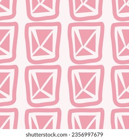 watercolor abstract square design pattern for textile printing