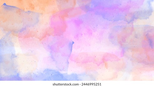 Watercolor abstract stains background vector design in eps 10