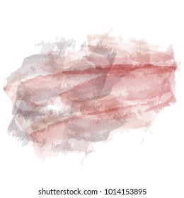 Watercolor abstract template background vector art pastel pink white grey hand drawn idea design