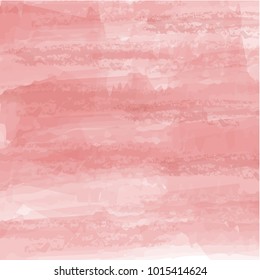 Watercolor abstract template background vector art pastel pink white grey hand drawn idea design