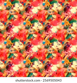 Watercolor Abstract Texture Allover Pattern
