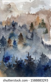 Watercolor abstract texture Hand drawn backgriund Vector ollustration Vector