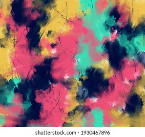 Watercolor abstract vector background, colorful abstract art composition