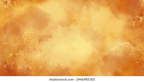 Watercolor amber background vector design in eps 10