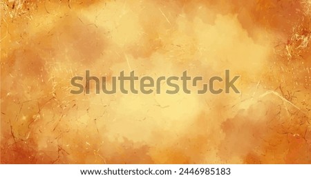 Watercolor amber background vector design in eps 10