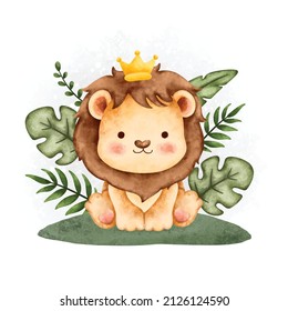 baby lion clip art free