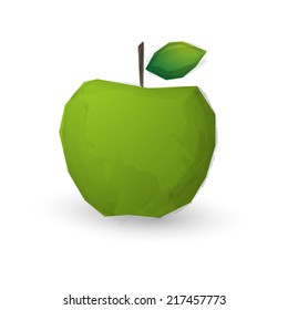 watercolor apple fruit
