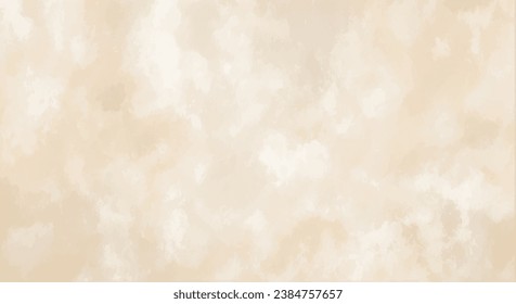 fondo beige acuarela. Vector. Textura de mármol claro. Papel viejo. Textura de piedra para tarjetas, volantes, afiches, pancartas. Stucco. Muro. Pinceles y salpicaduras. Plantilla pintada para el diseño.