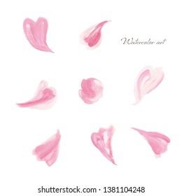 Watercolor art by the expression of a brush. Simple tone is the point.