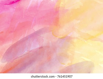 watercolor in art color vector illustration