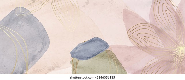 Watercolor art design suitable for prints, wall decoration, web, cover and invitation cards.