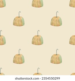 Watercolor autumn color Seamless Pattern Design. Can use for print, template, fabric, presentation, textile, banner, poster, wallpaper, digital paper. Vector EPS 10